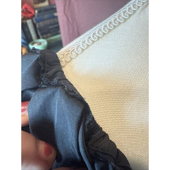 New With Tags Prabal Gurung for JCP Black Ruched Puff Sleeve Cocktail Dress 8 - Picture 4 of 8